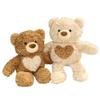 Nuovo Caldo Orso di Natale Adorabile Orsacchiotto Peluche Giocattoli Ripieni Carino Amore Corsa Orso Regalo di San Valentino per Bambine Bambini Neonati Regali di Natale
