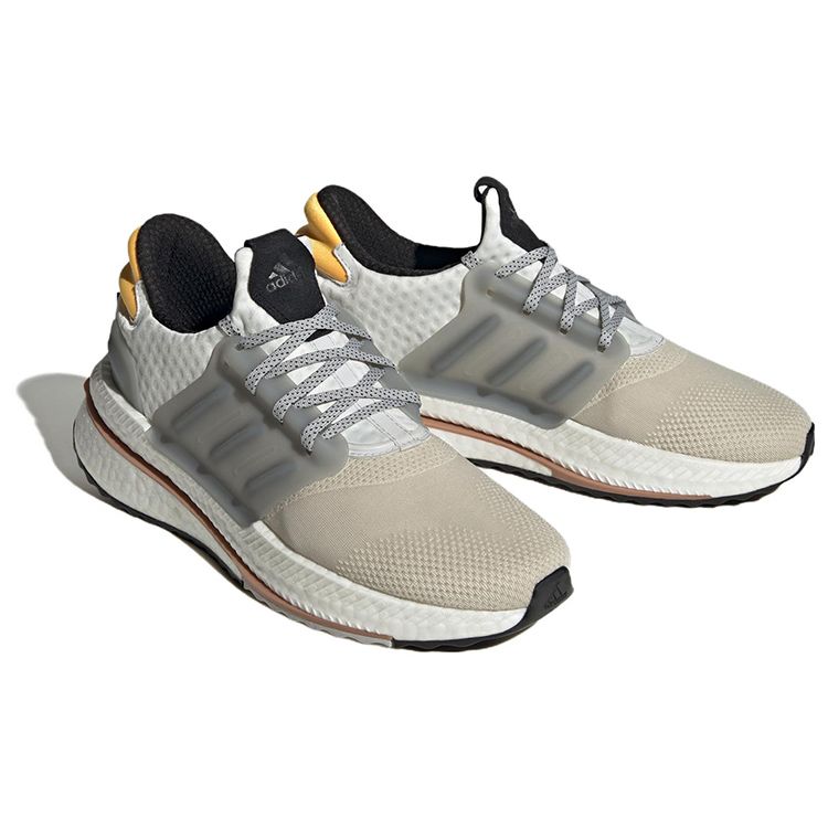 adidas X_PLRBOOST Aluminium Solar Gold Men Sneakers Cream Grey-Four ID9434