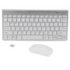 Slim 2.4GHz Wireless Keyboard and Mouse Kit for Desktop Laptop Black