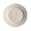 Attitude Life French Light Luxury Pure White Embossed Ceramic Dinnerware Set - Dessert & Western Food Plates.