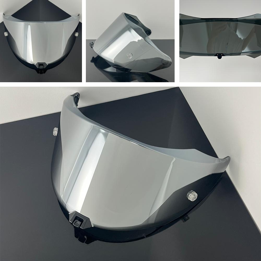 

R2R Face Shield for KYT R2R Helmet Visor Anti Fog Visière Moto Replacement Viseira Capacete Accessories Windproof UV Protection срібний