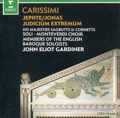 CD GIACOMO CARISSIMI - HIS MAJESTYS SA - Jephte / Jonas / Judicium Extremum 2292454662 Erato 1990 Frankrike Klassisk Begagnad