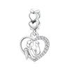 Warm 925 Silver I Love My Family The Best Parents Fit DIY Bracelet Necklace Family Gathering Souvenirs Holiday Gifts