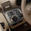 Panel Deski Rozdzielczej po Stronie Kierowcy Osłona Kontroli Natężenia Światła Naklejka z Prawdziwego Włókna Węglowego Dla Mercedes-Benz Klasy C W203