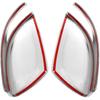 1 Par de Capas Cromadas para Espelhos Laterais Carcaça do Espelho Lateral do Motorista, Tampa do Espelho Lateral do Passageiro para Nissan Altima 2013-2018 com Seta