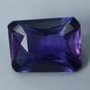 7 Ct Natural Beautiful Purple Alexandrite Emerald Shape Certified Loose Gemstone