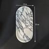 Natural Marble Soap Dispenser Tray Hotel Bathroom Vanity Organizer Modern Minimalist Decorative Serving Dish