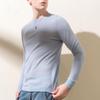 Sinuofude Men's 100% Fine Merino Wool Round Neck Sweater