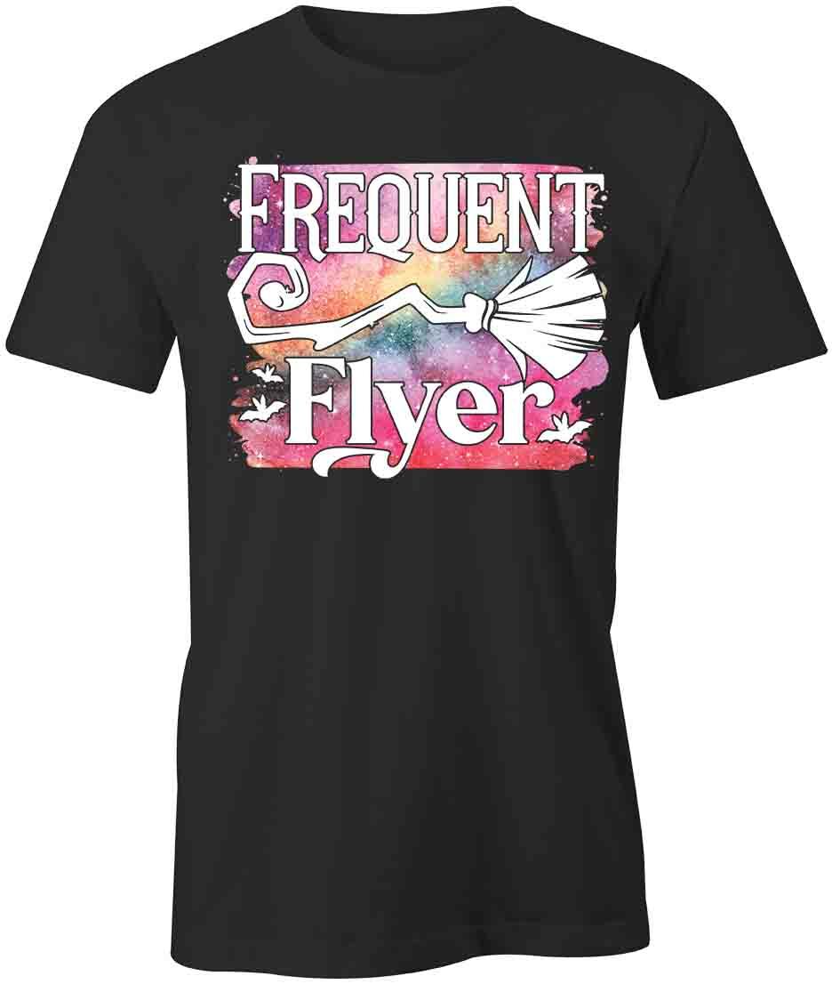 FREQUENT FLYER TShirt Tee Short-Sleeved Cotton HALLOWEEN CLOTHING S1BCA484 XL