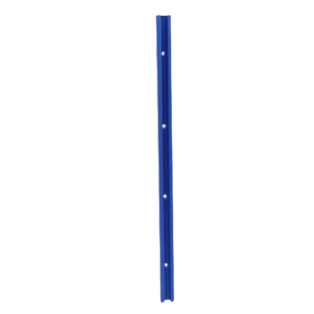 T Track, 2PCS 400mm Aluminum Alloy T Slot Rail with Pre Drilled Holes and Wood Screws, Double Cut for Table Saw Router Workbench