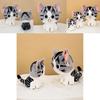 Authentic Cheese Cat Cartoon Super Cute Cat Plush Doll Healing Series Kitten Stuffed Doll Gift For Girls Birthday Gift Girlfriend 24cm