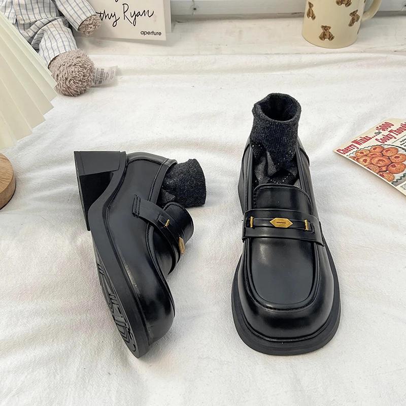 Ladies Shoes 2025 Brand Buckle Strap Women's High Heels Metal Decoration Office and Career New Comfortable Heels Women