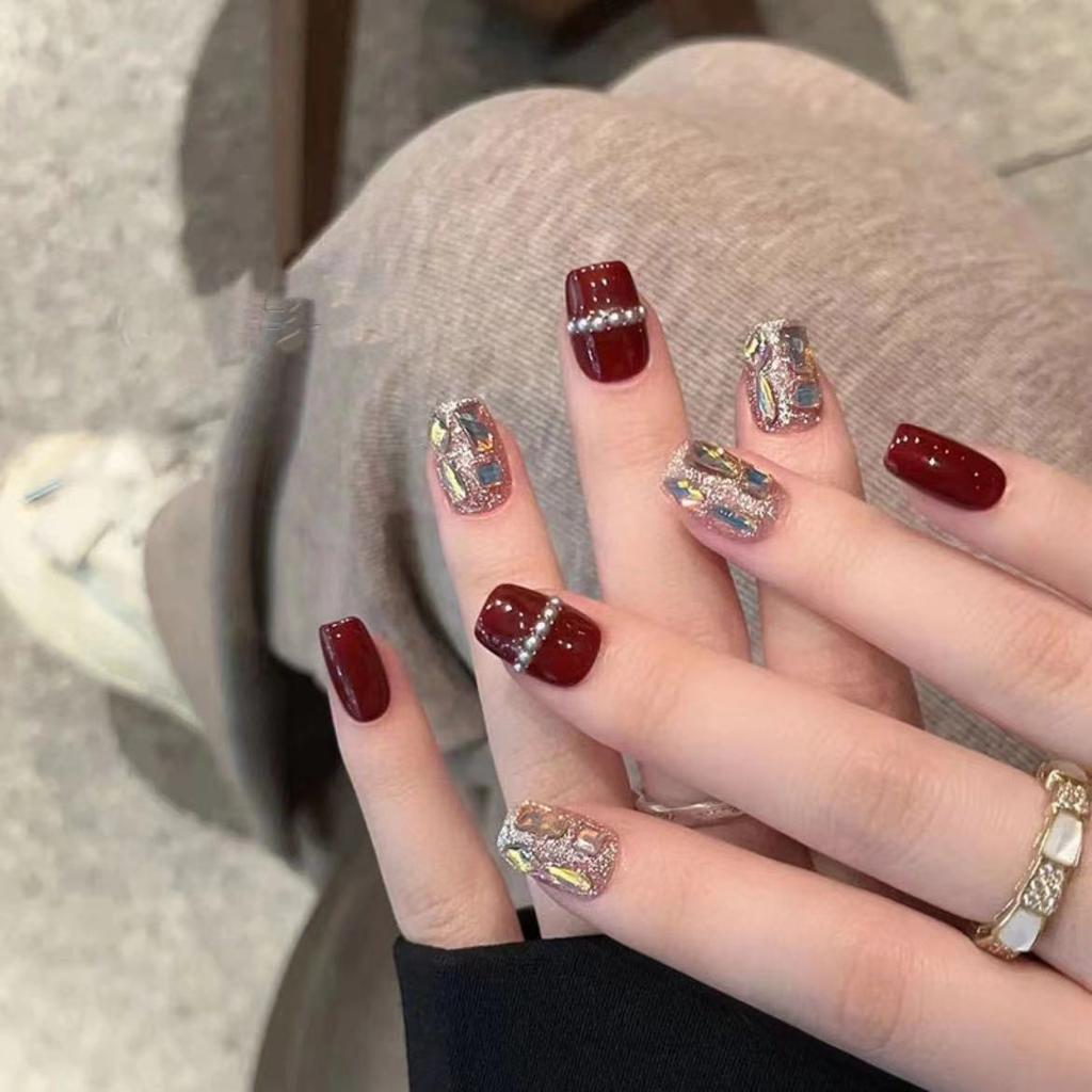 Pure Handmade Phototherapy Wearer Shanghai Qianjin Finished Product Reusable Nail Art Patch Removable Cat