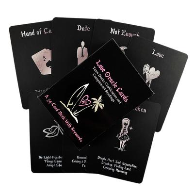 Black Island Time Love Oracle Cards Divination Deck English Vision Edition Tarot Board Playing Game For Party