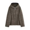 Men's Hooded Seahorse Wool Cardigan Jacket - Trendy Loose Fit Sweater