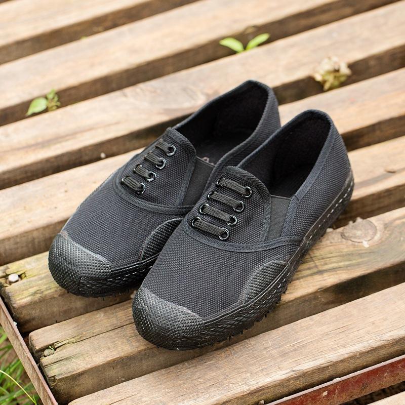 Camouflage Wear-resistant Work Canvas Shoes, Unisex Rubber Soft Soles, Non-slip Casual Shoes For Outdoor Work And Training