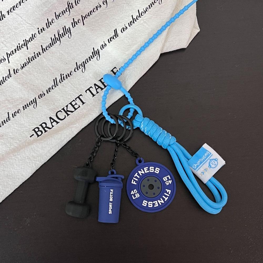 Water Cups Barbell Plates Keychain Detachable Fitness Series Pendant  Bodybuilder