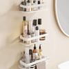 MDNG No-Drill Wall-Mounted Bathroom Storage Shelf