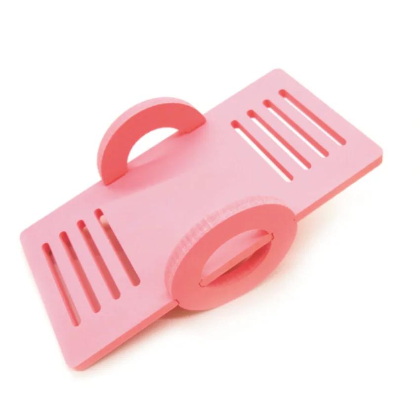 

Pet Hamster Wood Seesaw Pig Small Play House Exercise Toy Pet Dog Cat Animal Toy Funny Rat Mouse Chinchillas Guinea Toy розовый