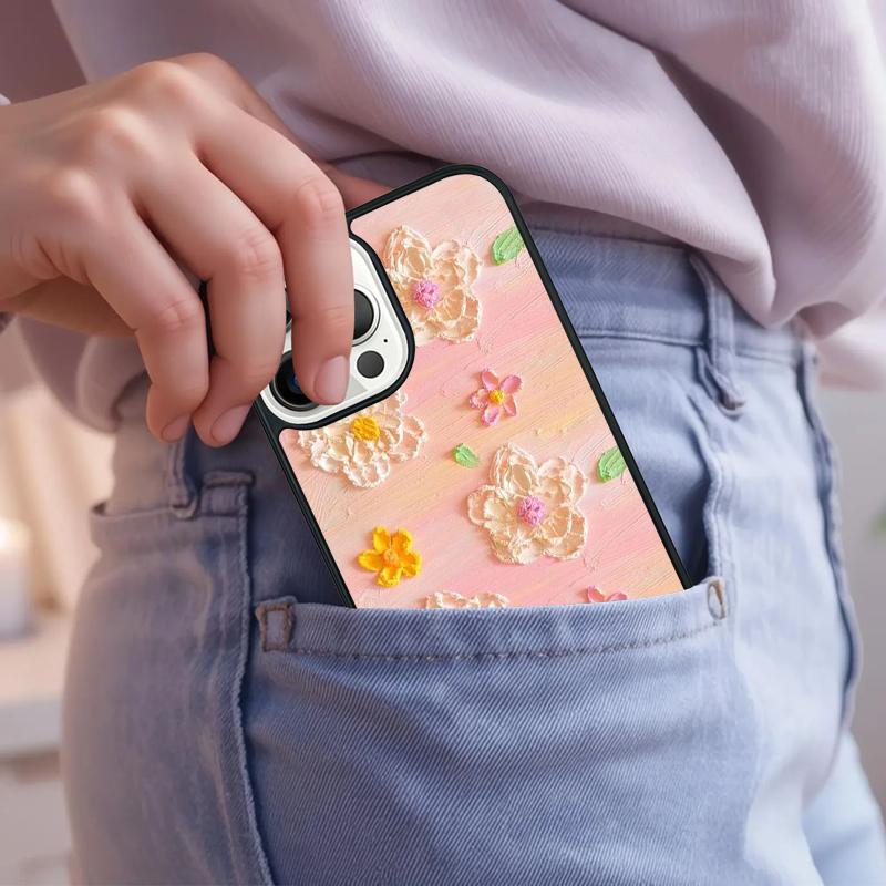 Retro Oil Painting Phone Case For iPhone 17 Air 15 16e 14 13 Pro Max Coque 12 11 Pro Max PLUS cover