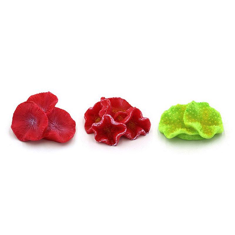 Coral Reef Marine Fish Tank Decoration Set: Starfish and Coral Resin Ornaments