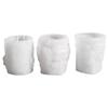 Christmas Tree Mold White Christmas Snowflake Mold Cylinder Candle Mold Cylindrical For Holiday Crafts Festival Ornament Home