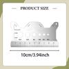 Screw Gauge Bolt Card, Identify Thread and Sizes, Measuring Tool, Nut Sizing