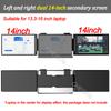 NEW 14" Portable Dual Monitor, FHD 1080P IPS Screen USB-C Laptop Extender for Trading/programming/gaming Second Display
