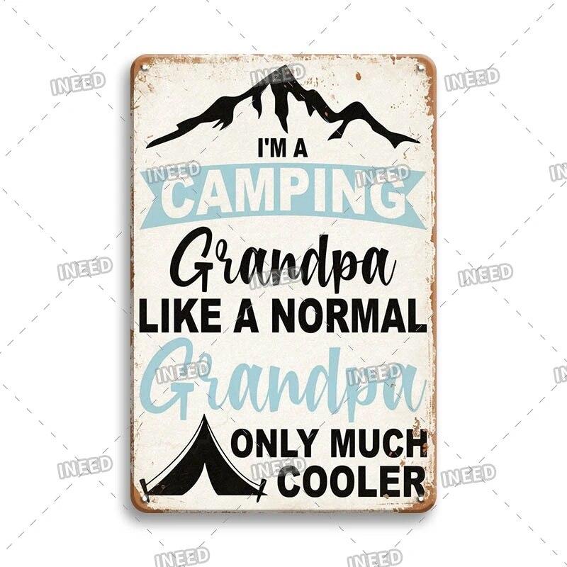 Funny Sentence Tin Sign Decorative Vintage Shabby Metal Sign Decor Metal Plate for Garage Man Cave Bar Pub Home Wall Decor