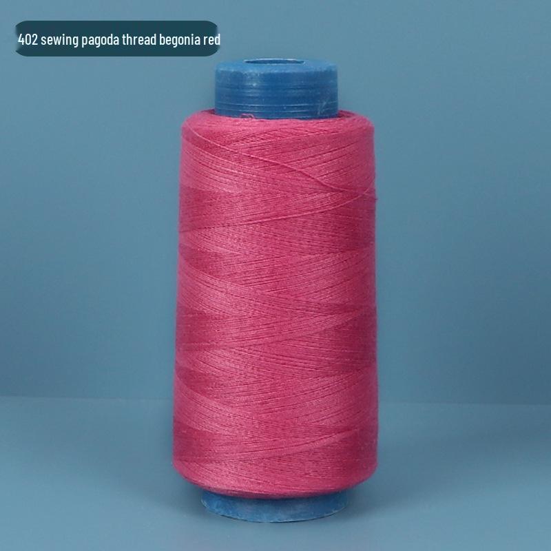 402 Polyester Thread: Black & White Sewing Thread for Hand Needlework and Household Sewing Machines