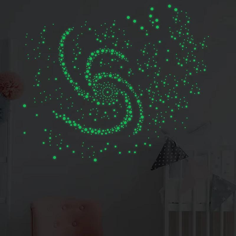 407 gab. Fluorescējošas, tumsā spīdošas sienas uzlīmes bērniem, zīdaiņu istabām, meiteņu guļamistabām, mājas dekoram