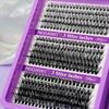 Cross-Border DIY Individual Cluster Lashes: Dense, Thick, Long, Root-by-Root, Clear Mixed, Large Capacity.