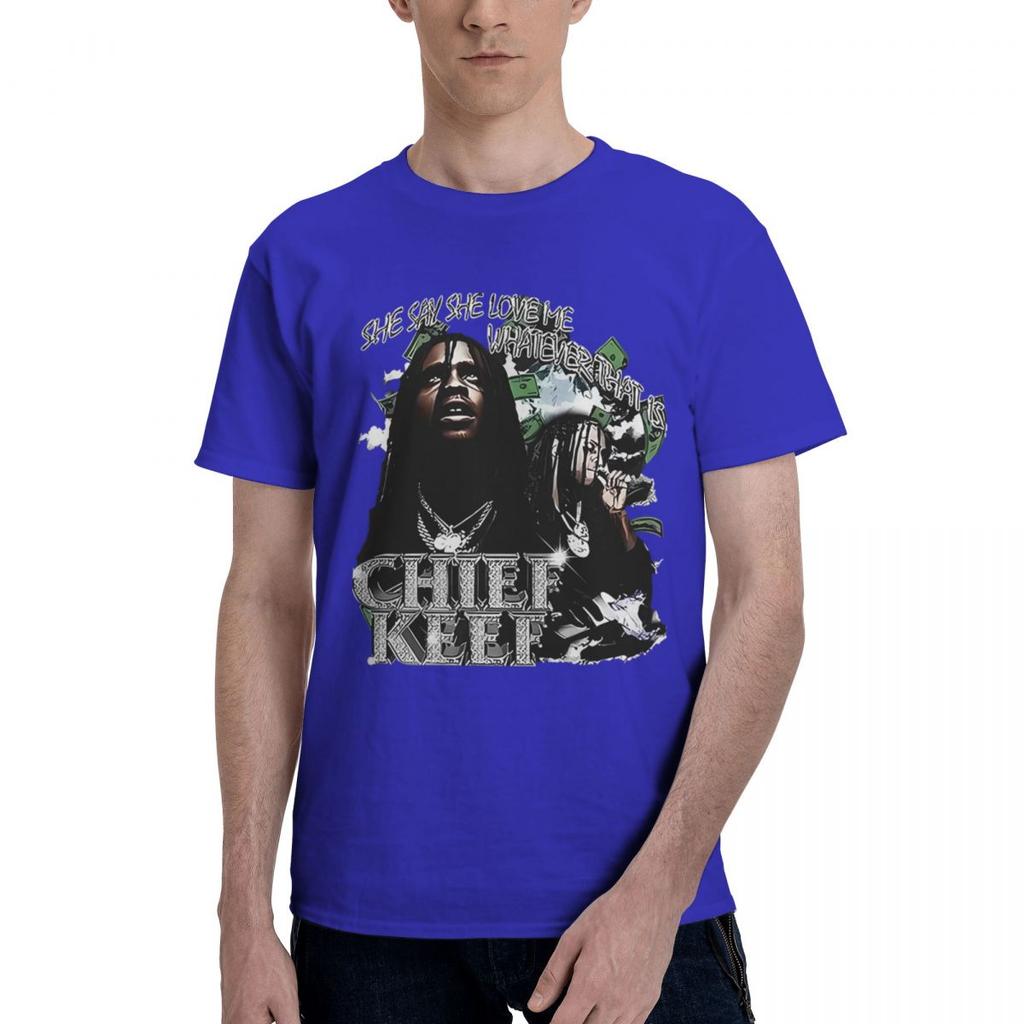 2024 Rapper Chief Keef 100 Cotton Casual Breathable Confortable Tshirt Mens TShirts Men Clothes