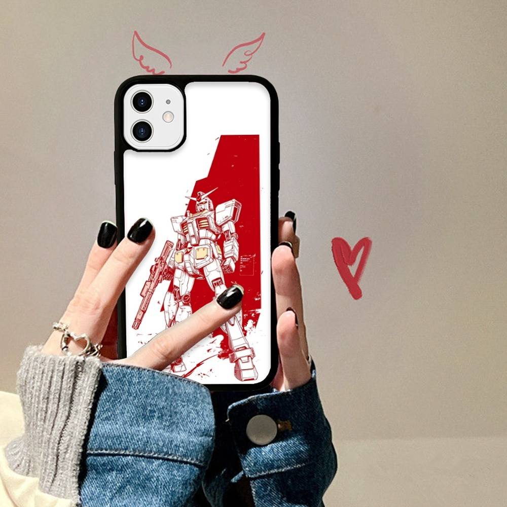 

Cartoon G-Gundams Phone Case For IPhone 17 16 15 14 13 Plus 12 11 Pro Max PC+TPU Cases Back Cover iPhone 12