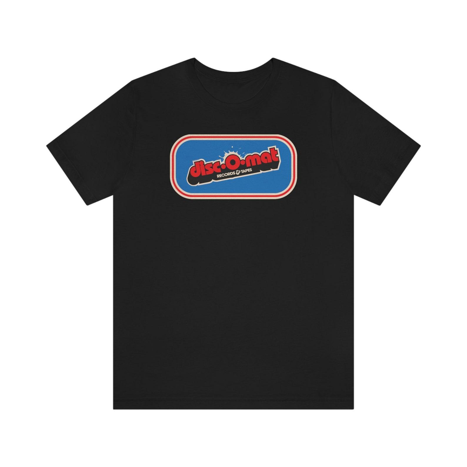 Disc-o-Mat/Disco Mat/Defunct Store/NYC store/Records & Tapes/Record Store Day/Vinyl Records/Audiophile/Music T shirt/Music Store/Record Store 4XL