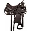 Novo Conjunto de Sela e Equipamento Sintético para Cavalo de Western Barrel Racing Disponível em Todos os Tamanhos e Cores 12, 13, 14, 15, 16, 17, 18 Polegadas