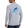 Men's Long Sleeve Sun Protection Shirt UPF50+ UV Resistant Lightweight Stretch Outdoor Fishing Running Sports Top