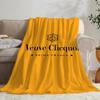 V-Veuve ClicquotS ART Decke Kinderfreundliche Flanelldecke Weich Warm Antistatisch Waschbar Ganzjahres