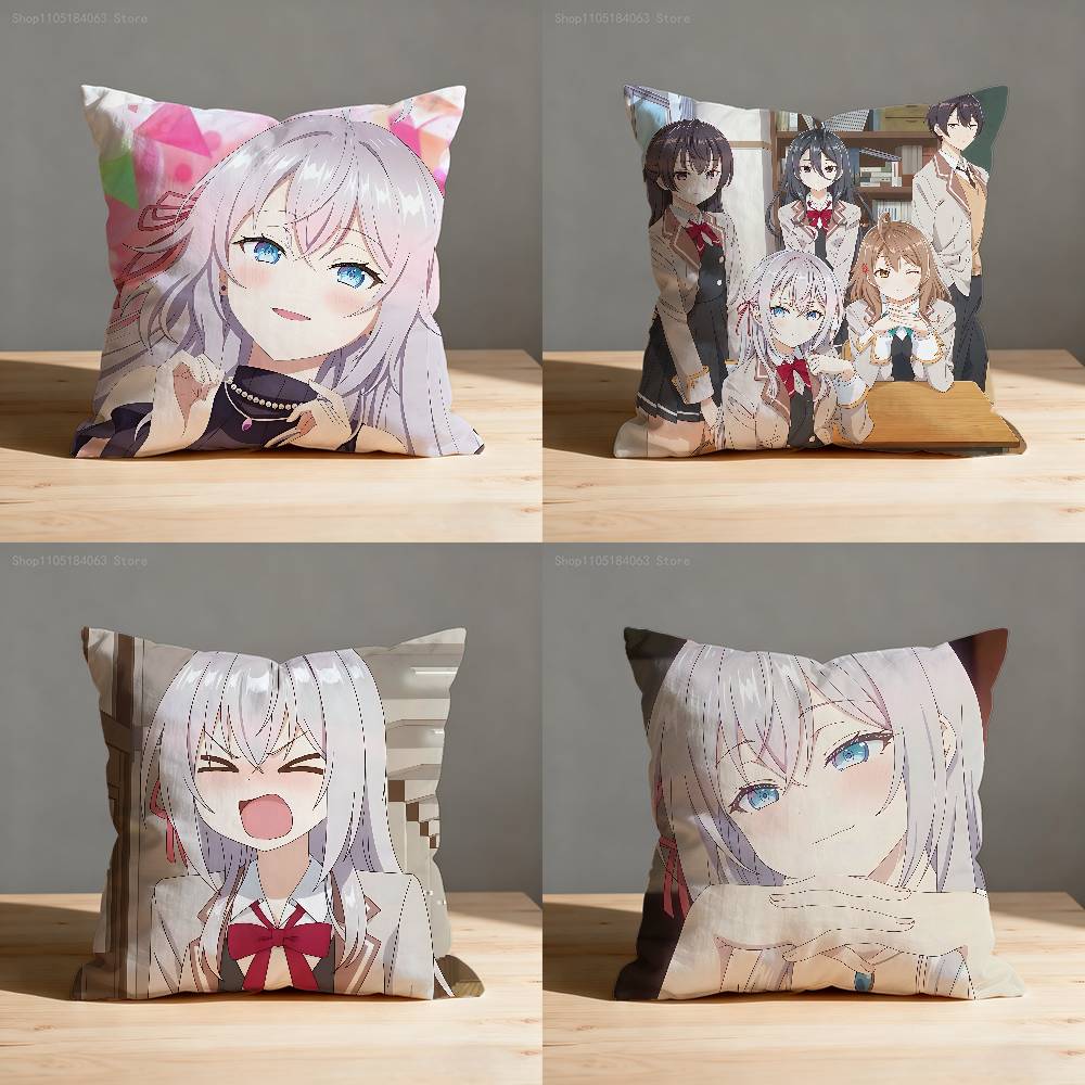 Alya R-Roshidere Pillow Case For Sofa Decor Car Office Room Printing Cushion Cover Decorations and Protector