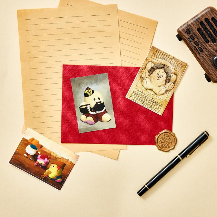 MOONO Charakter berühmtes Gemälde Kunst Parodie Aufkleber