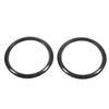 2pcs Car AC Outlet Ring Carbon Fiber Air Conditioning Vent Trim Replacement for Subaru BRZ