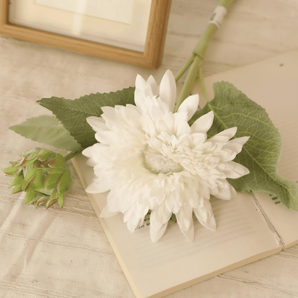 

Plastic Sunflower Bouquet Artificial Silk Faux Flower Artificial Flower Bouquet Plastic Flower Artificial Sunflower белый