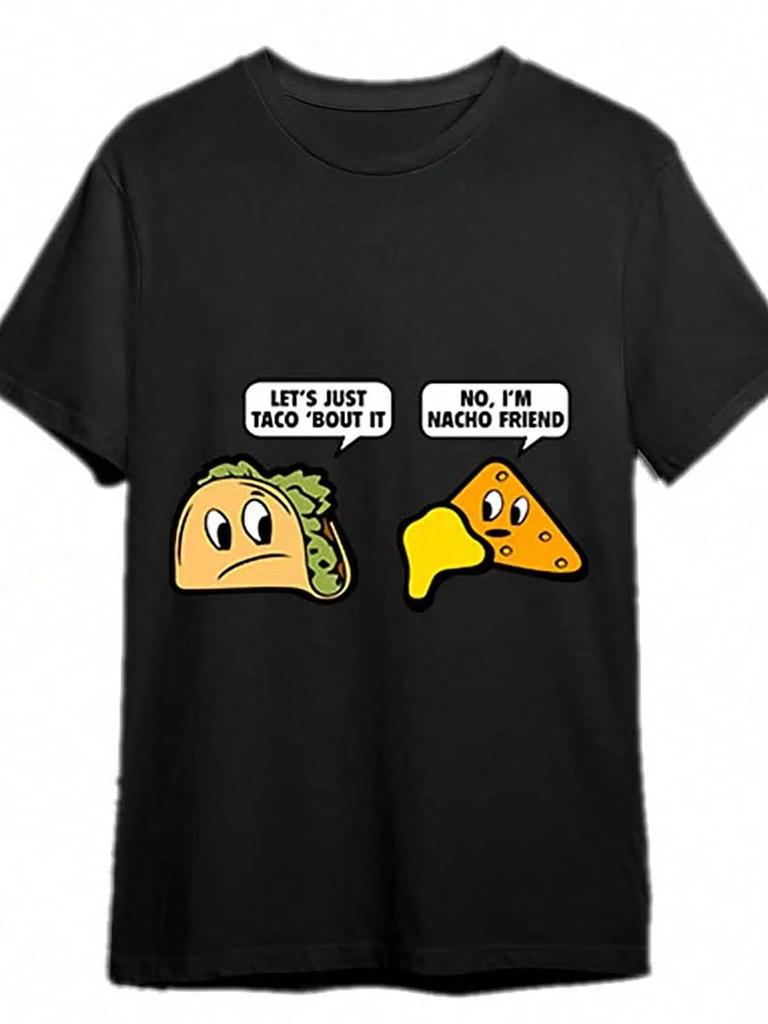 T-Shirt Funny Men's Women's Short Sleeve Graphic T-Shirt Fashion Vintage pure Cotton Streetwear Autumn and winter innerwear