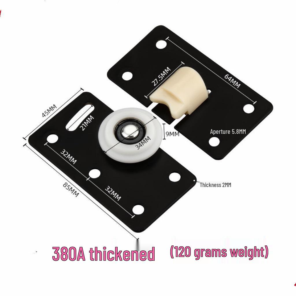 Stainless Steel Sliding Door Pulley Wheel for Solid Wood Cabinets
