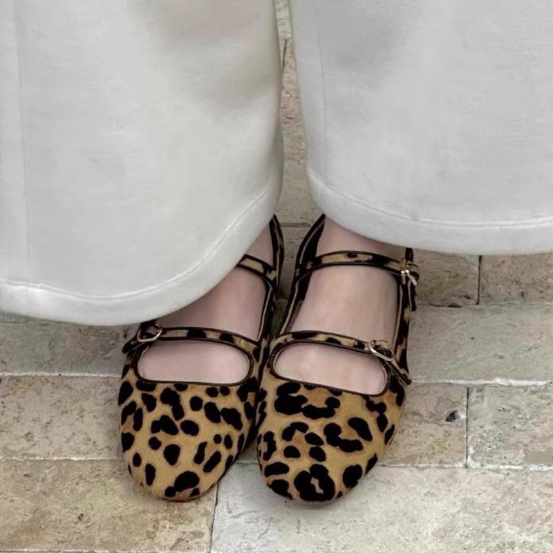 

Леопардовые женские лоферы, туфли-балетки, повседневные сандалии, летняя обувь для ходьбы, женская спортивная обувь 2025, уютные кроссовки, новый бренд, Chaussure Femme 40 леопардовый