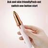 Electric Eyebrow Trimming Tool Portable For Beginners Automatic Electric Eyebrow Trimmer Nose Hair Shaving Brush Scraper