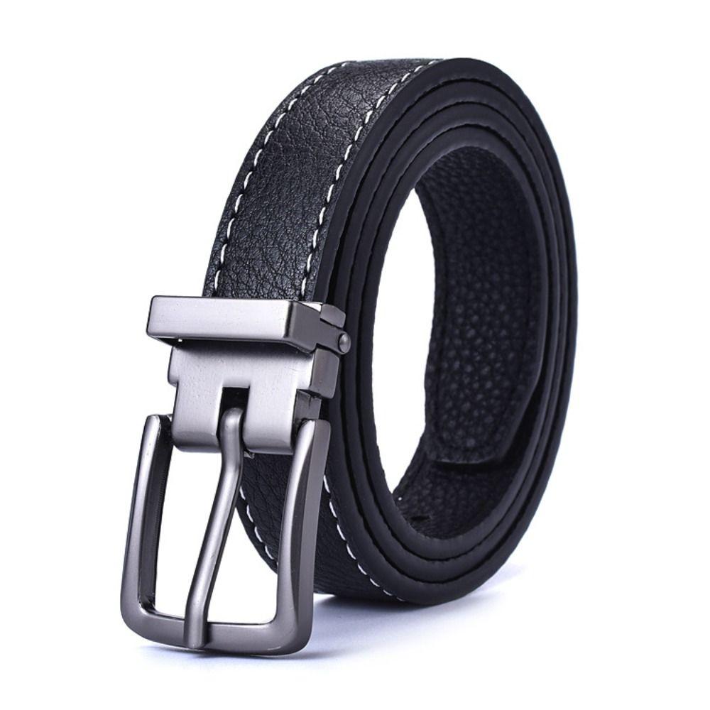 Vintage Casual Pin Buckle Waistband Children Leather Belt Thin Waist Strap Trouser Dress Belts
