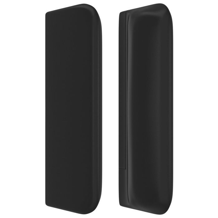Maison Exclusive - Tête de lit avec oreilles Noir 83x16x78/88 cm Similicuir