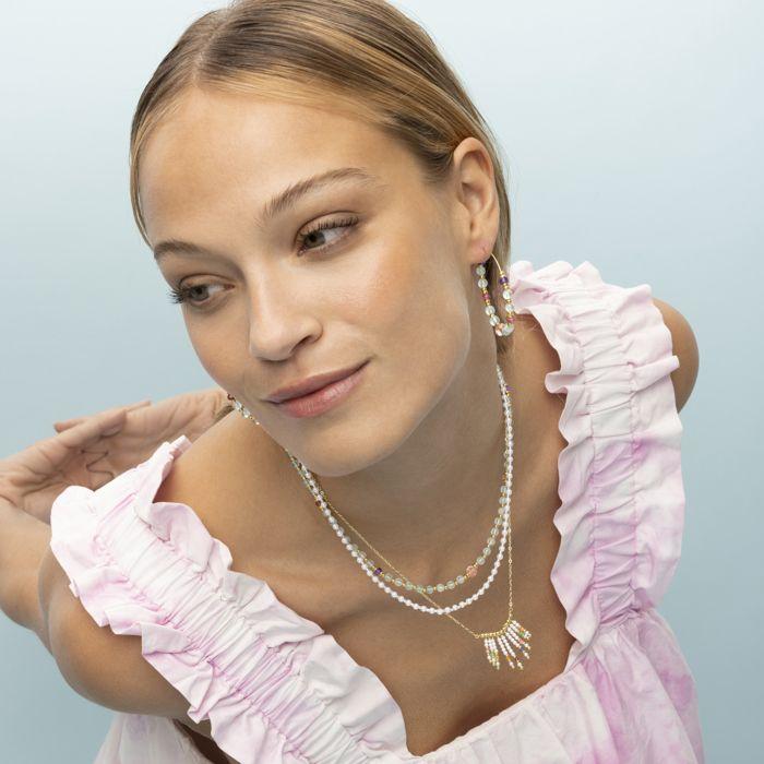 Collier Luxenter En Argent 925 Avec Préhénite Finie En or Jaune 18K - Rilxi