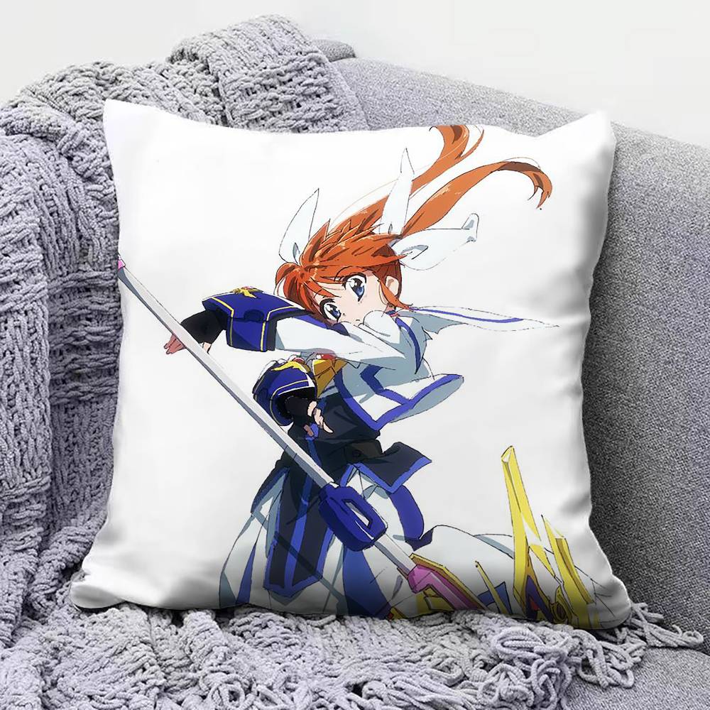 Magical Girl Lyrical Nanoha   Pillow Covers Home Sofa Cushion Covers and Aecorative Custom